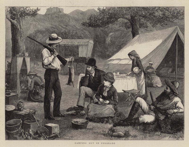 Camping au Colorado - Henry Woods