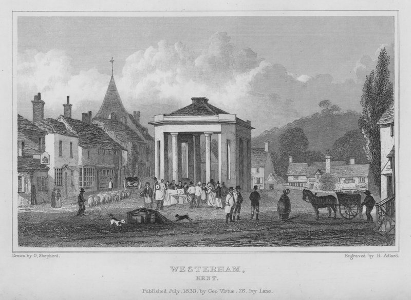 Westerham, Kent (gravure) - Henry Adlard