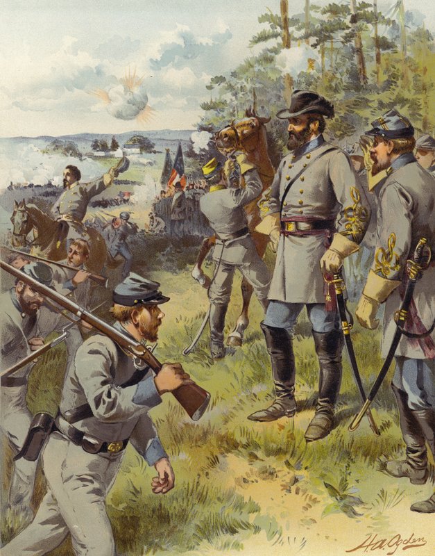 Stonewall Jackson, Bull Run - Henry Alexander (after) Ogden