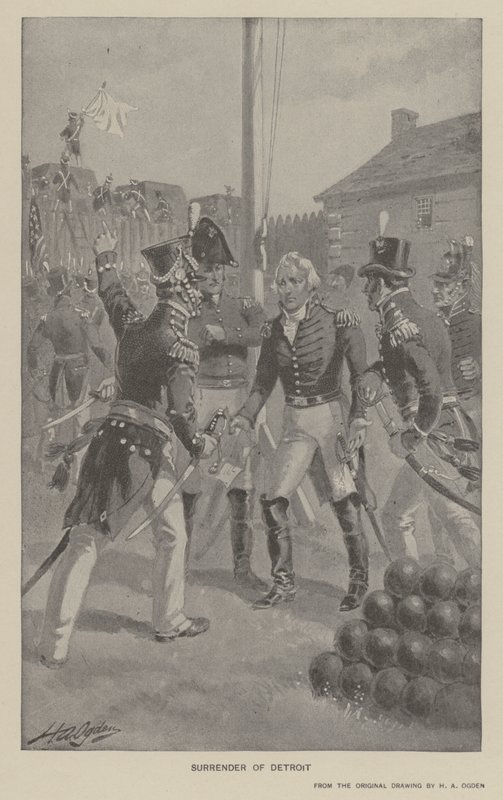 Reddition de Détroit - Henry Alexander (after) Ogden