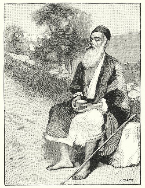 Un mendiant aveugle près de Jérusalem - Henry Andrew Harper