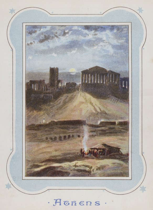 Athènes (chromolithographie) - Henry Andrew Harper