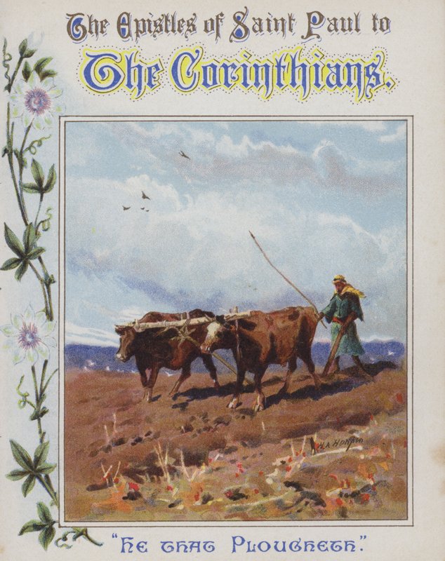 Celui qui laboure (chromolithographie) - Henry Andrew Harper