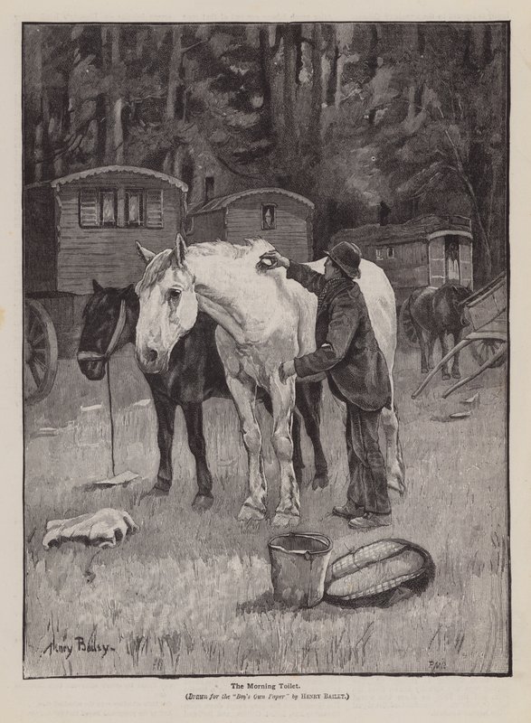 La Toilette du matin (gravure) - Henry Bailey