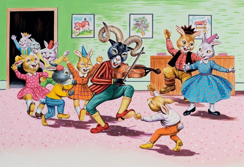 Une fête chez Brer Rabbit - Henry Charles Fox