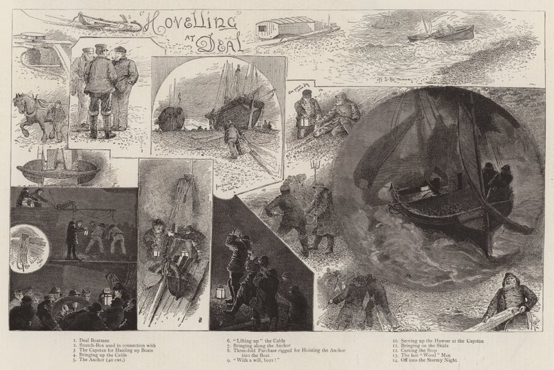 Hovelling à Deal - Henry Charles Seppings Wright
