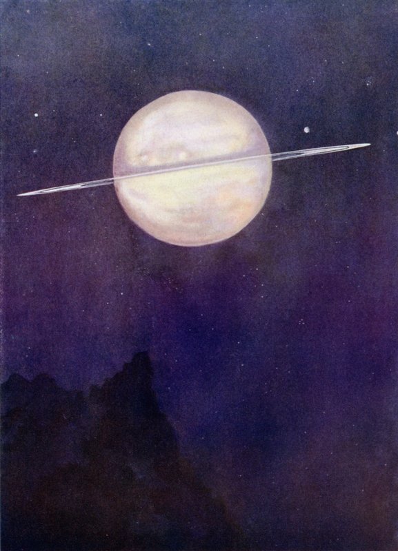La Planète Saturne - Henry Charles Seppings Wright