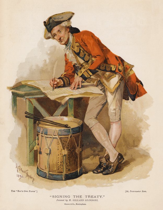 Signature du traité - Henry Gillard (after) Glindoni