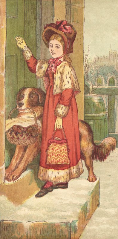 La charité de la princesse (lithographie en couleur) - Henry Hetherington Emmerson