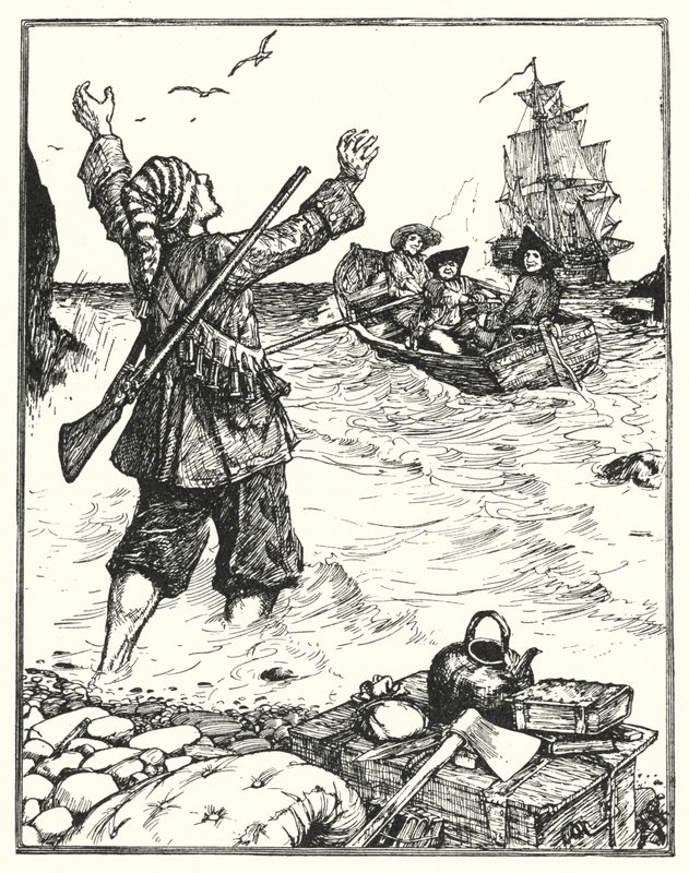 Alexander Selkirk (lithographie) - Henry Justice Ford