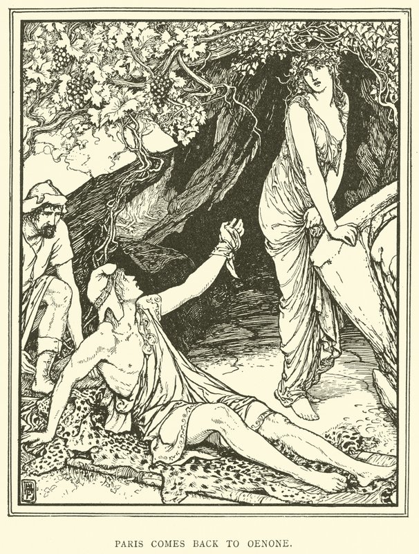 Paris revient à Œnone - Henry Justice Ford
