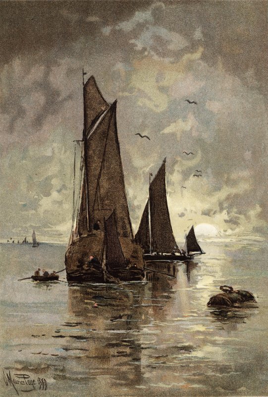 Lever de lune au large de Gravesend - Henry MauricePage