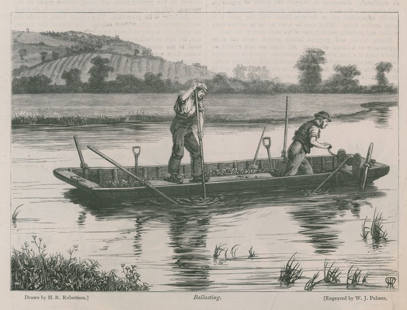 Lestage sur la Tamise - Henry Robert Robertson