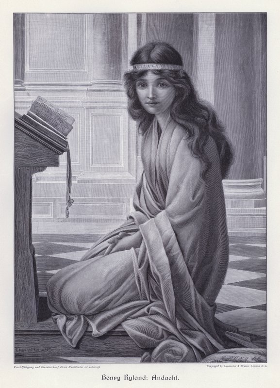 Prière - Henry Ryland