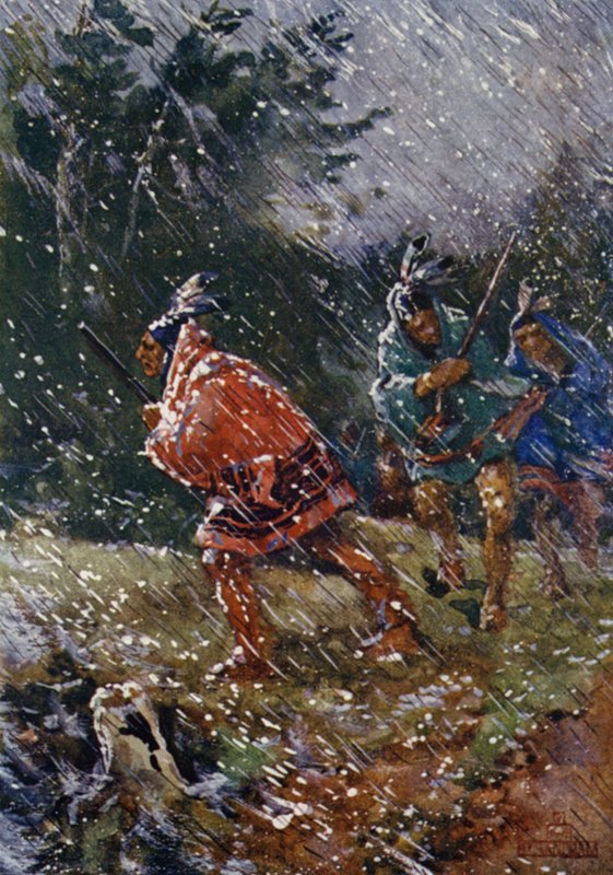 Chasse par temps difficile - Henry Sandham
