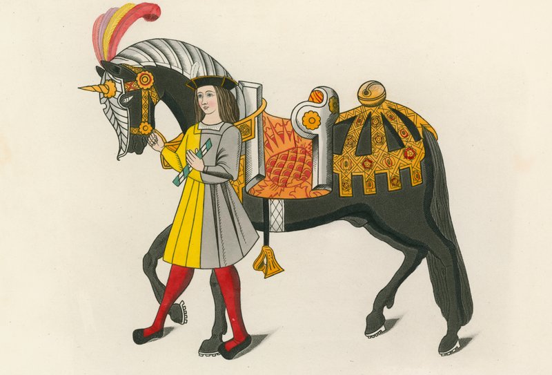 Cheval et accompagnateur - Henry Shaw