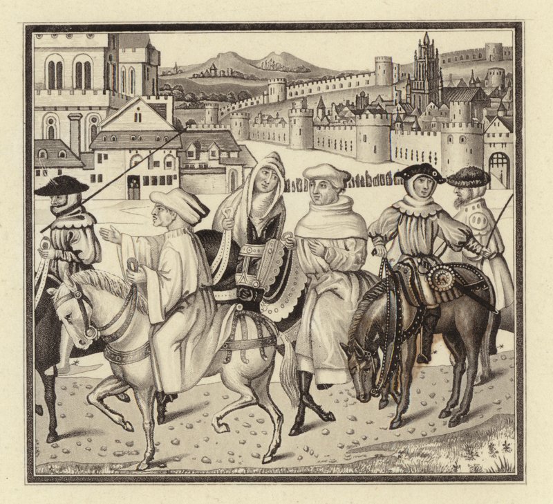 Le pèlerinage de Canterbury - Henry Shaw