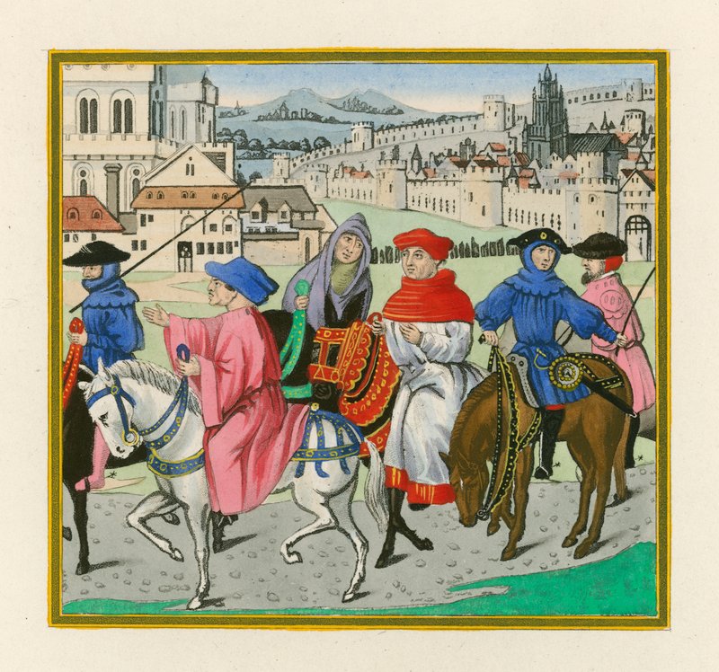 Le Pèlerinage de Canterbury, fin du XVe siècle - Henry Shaw