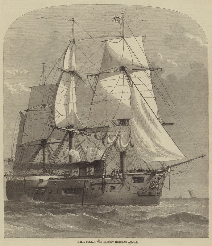 HMS Sultan, le plus grand cuirassé flottant - Henry Spernon Tozer
