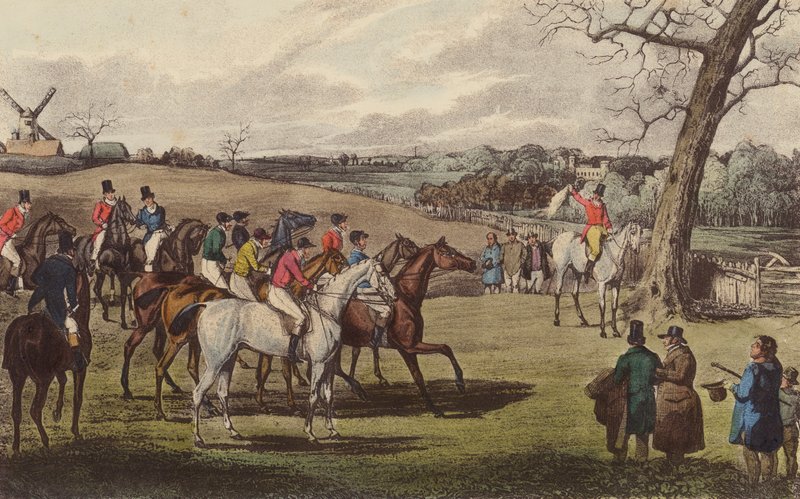 Un Steeple-Chase - Henry Thomas (after) Alken