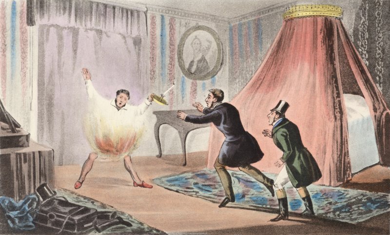 "D--n ce hoquet!" - Henry Thomas (after) Alken