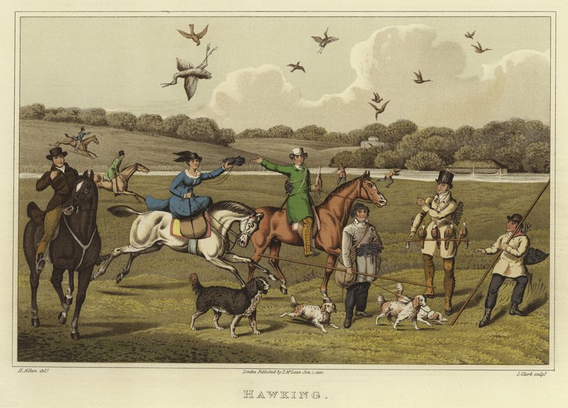 Chasse au faucon - Henry Thomas Alken