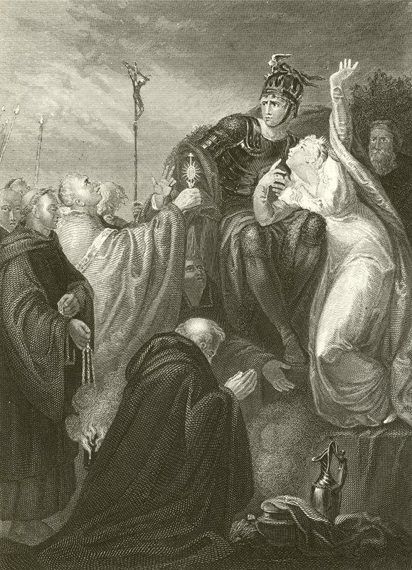 Saint Augustin devant Ethelbert - Henry Tresham