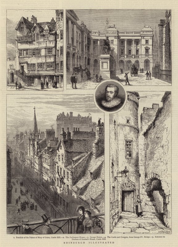 Édimbourg illustré - Henry William Brewer
