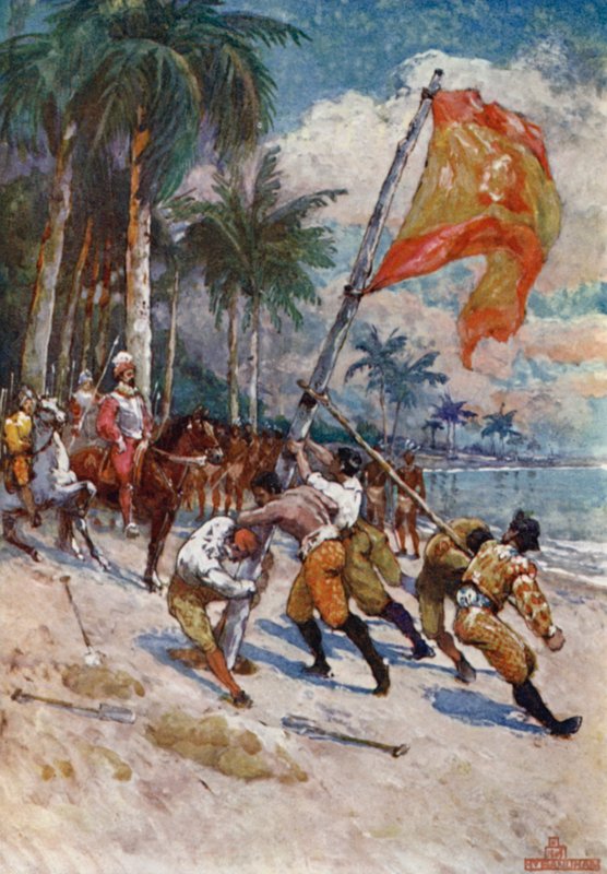 Le drapeau espagnol en Floride - Henry after Sandham