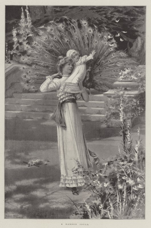 Idylle de jardin - Herbert Gandy