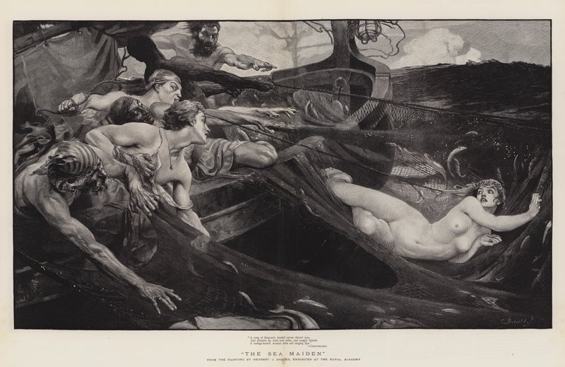 La Sirène - Herbert James Draper