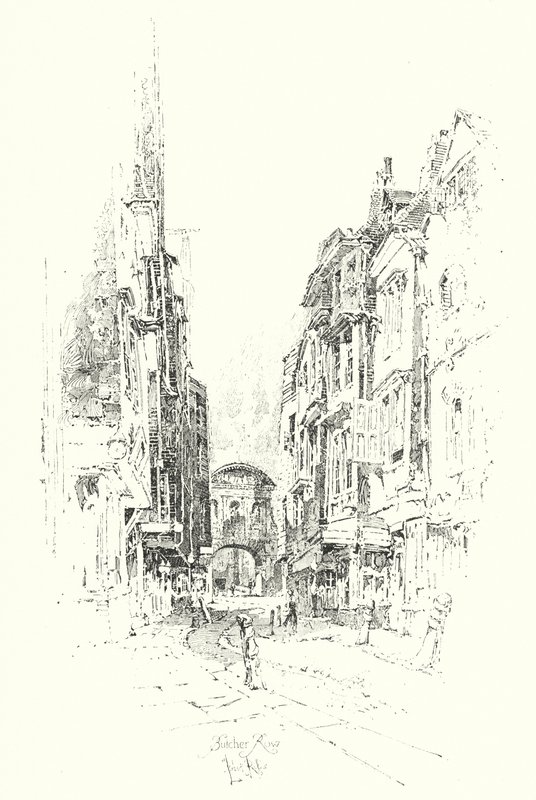 Butcher Row, Londres - Herbert (after) Railton