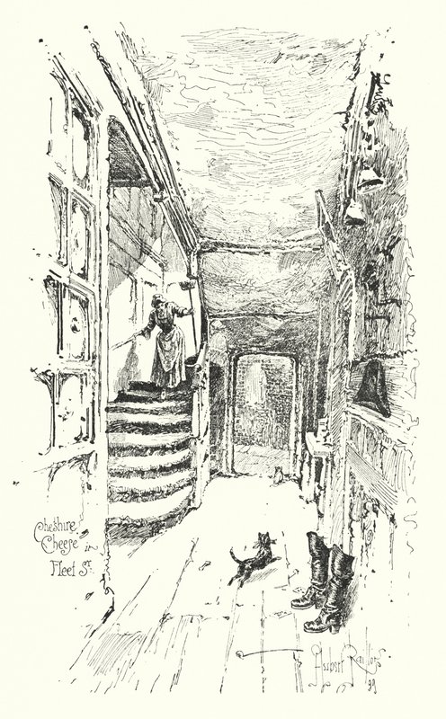 Cheshire Cheese, Fleet Street, Londres - Herbert (after) Railton