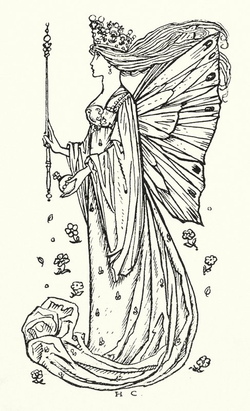 Chanson de la Reine des Fées (gravure) - Herbert Cole