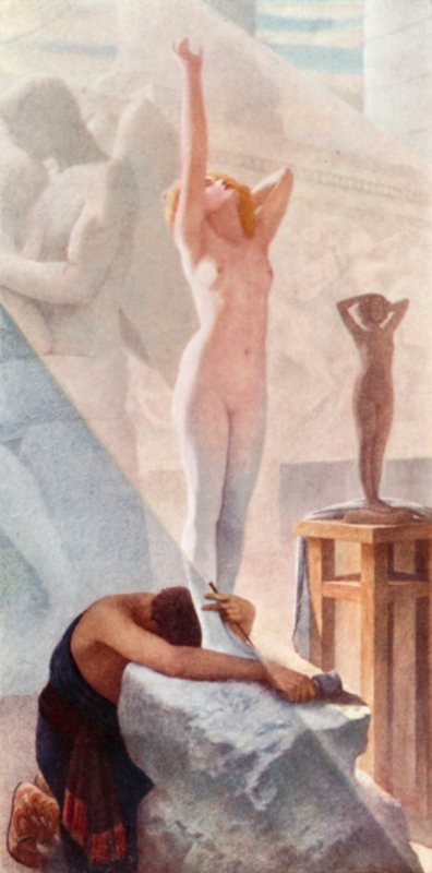 Le Réveil de Galatée - Herbert Gustave Schmalz