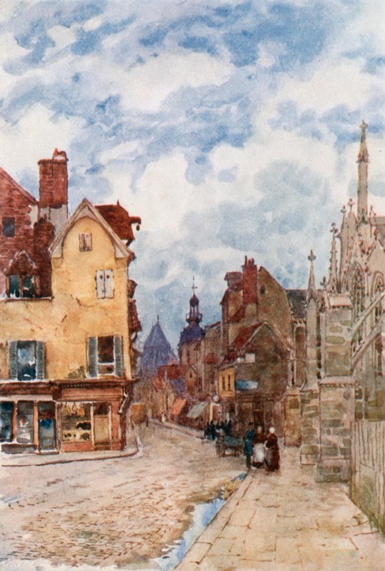 Une rue à Troyes - Herbert Menzies Marshall