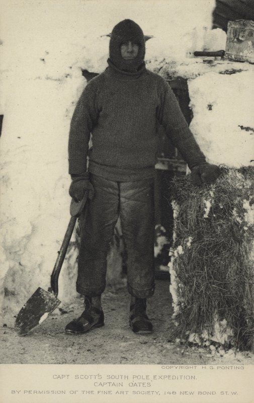 Expédition du capitaine Scott au pôle Sud. Capitaine Oates - Herbert Ponting
