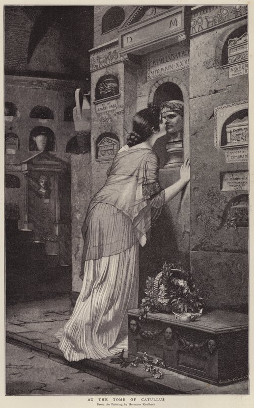 Au tombeau de Catulle (gravure) - Hermann Kaulbach