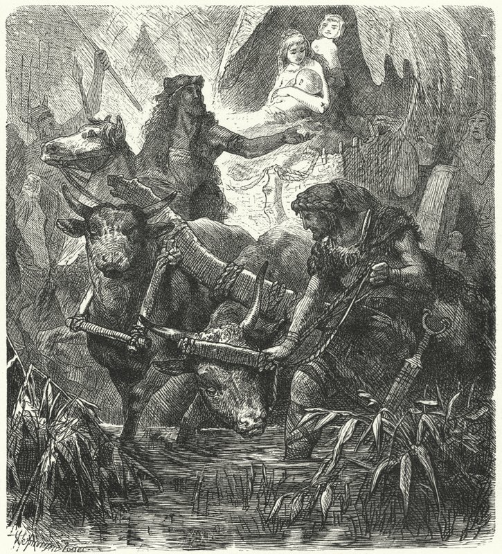 Migration des anciens Aryens en Inde - Hermann Vogel