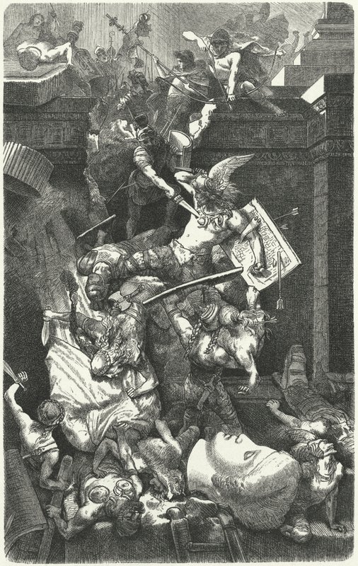 Les Vandales attaquant Rome, 455 - Hermann Vogel