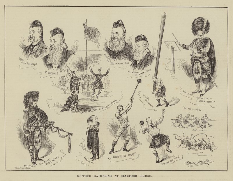 Rassemblement écossais à Stamford Bridge - Horace Morehen