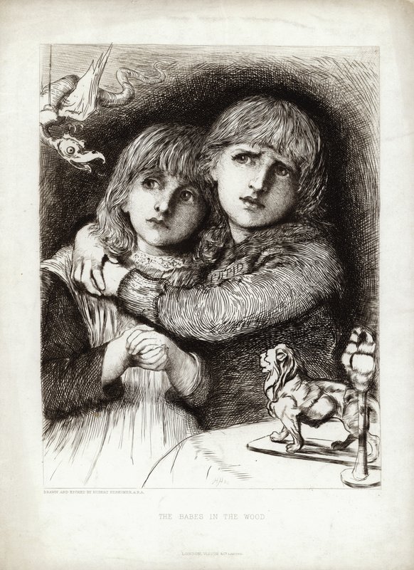 Les Enfants dans les bois - Hubert von Herkomer