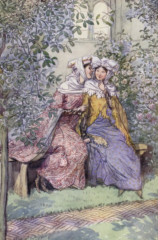 Illustration pour Les Joyeuses Commères de Windsor - Hugh Thomson