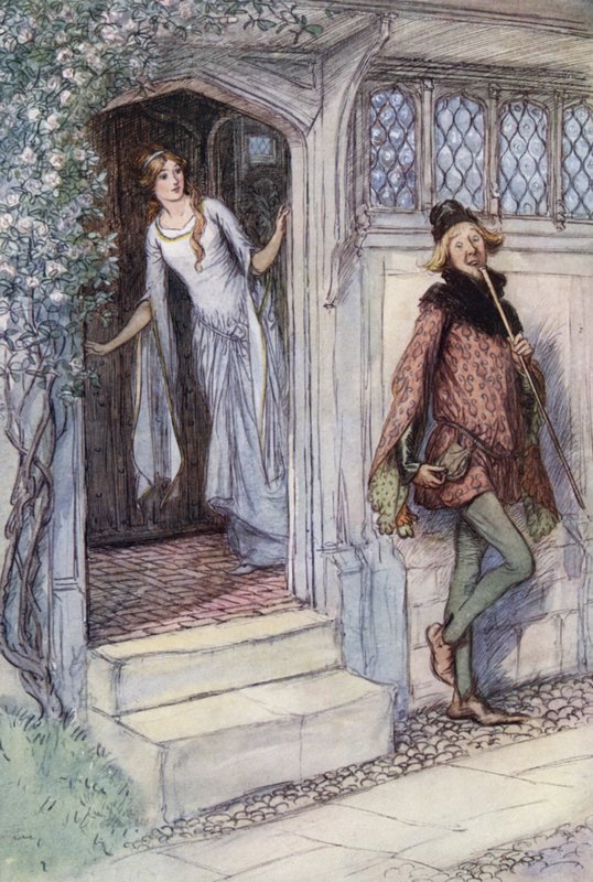 Illustration pour Les Joyeuses Commères de Windsor - Hugh Thomson