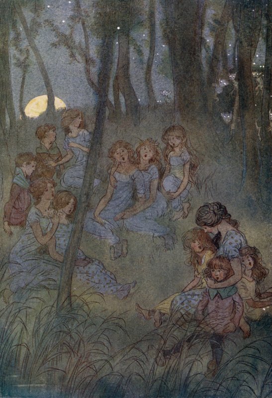 Illustration pour Les Joyeuses Commères de Windsor - Hugh Thomson