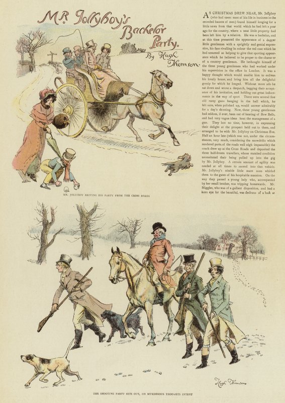 La fête de célibataire de M. Jollyboy - Hugh Thomson