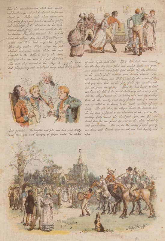 Les amours et les jalousies de deux joyeux postiers - Hugh Thomson