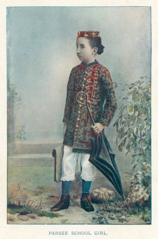 Indigènes indiens : écolière parsi - Indian photographer
