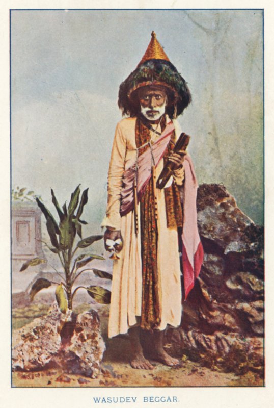 Indigènes indiens : Wasudev mendiant (photo en couleur) - Indian photographer