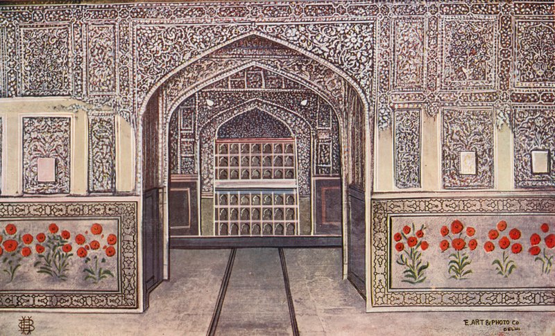 Shish Mahal, Fort Agra (photo couleur) - Indian photographer